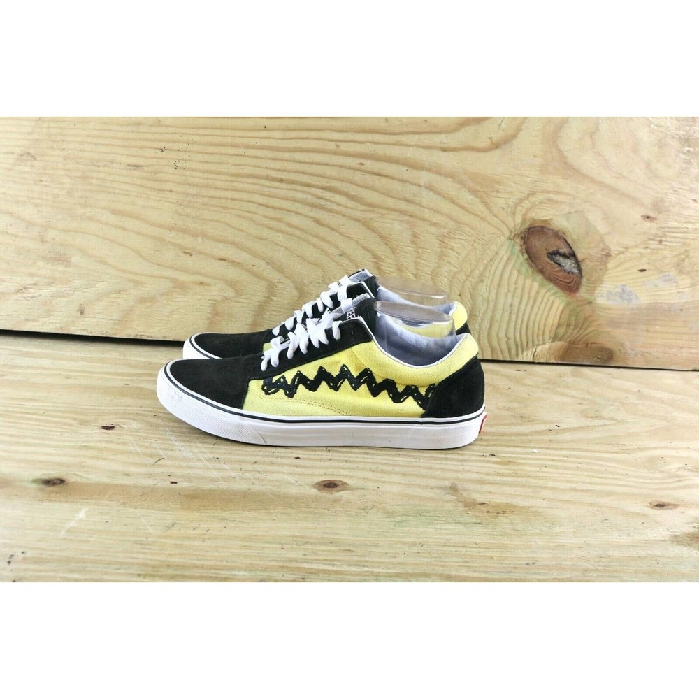 Vans Black and Yellow Sneakers